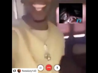 Desiigner com o seu adlib diabólico no facecam enquanto novinha fica assustada e aterrorizada