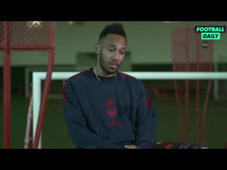 Aubameyang on his future video by @footballdaily