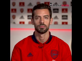 Hello gooners family! i am happy to be here, with a big club i’m excited to fight together and defend that shield together i’m