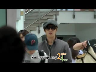 2011 09 20 kimhyunjoong fancam kimpo airport(from haneda)