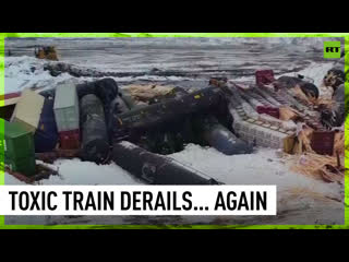 Train with hazardous materials derails in north dakota