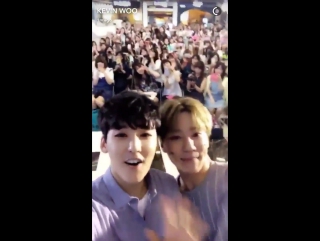 25 06 2016 u kiss kevin snapchat update