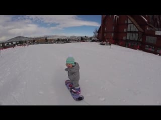 Sloans first time on the slopes!