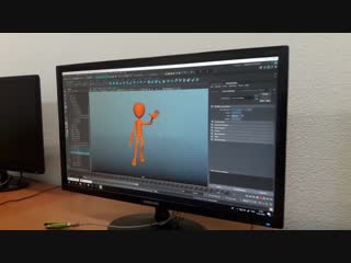 Maya создние персонажа риг, скиннинг, анимация