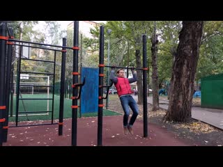 Негативные подтягивания (negative pull ups)