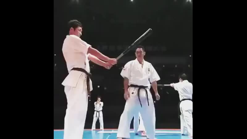 Amazing kyokushin karate demonstration