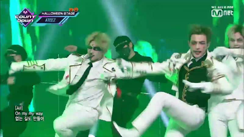 Ateez (에이티즈) – wonderland [halloween special stage] [kpop tv show | m countdown ]