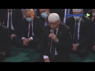 Erdogan lantunkan al fatihah dan al baqarah di masjid hagia sophia