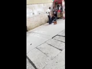 Dude was porn a beggar before getting his ass kicked by some random bystander