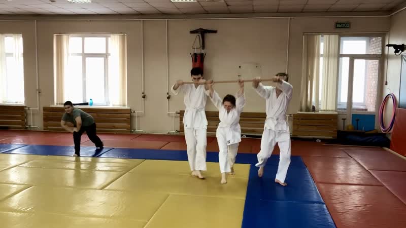 Бросок двоих партнёров (дзё)