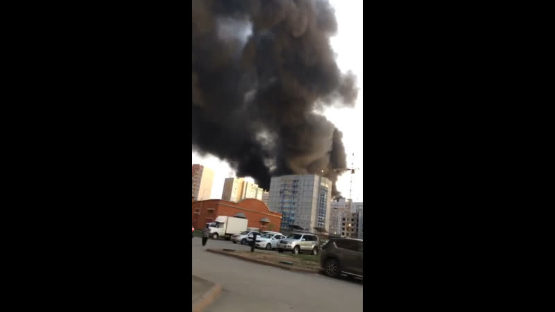 В кемерово горит автоцентр хендай 6 часть