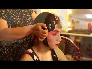 [video] 161015 lay @ chinese opera makeup styling behind the scenes
