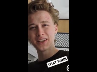 Henrik holm with a fans