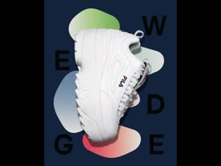 Fila disruptor ii wedge