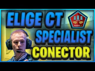 How elige holds connector and a site on ct side mirage