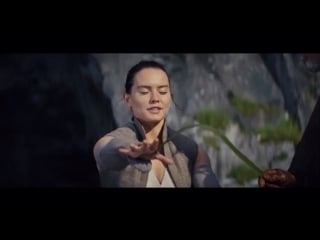 Star wars the last jedi | luke ensinando rey a alcançar a força