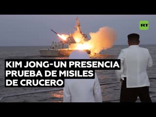 Kim jong un supervisa el ensayo de lanzamiento de un misil de crucero