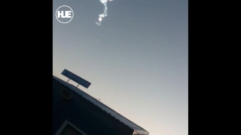 Над ельцом пролетел метеорит