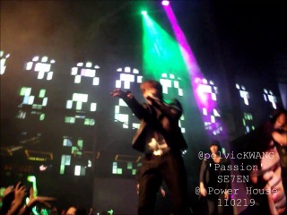 [fancam] se7en passion perf @ st james 110219 (kwon young deuk )