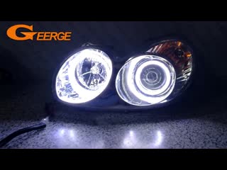 For hyundai sonata 2002 2003 2004 2005 headlight excellent ultra bright illumination cob led angel eyes kit