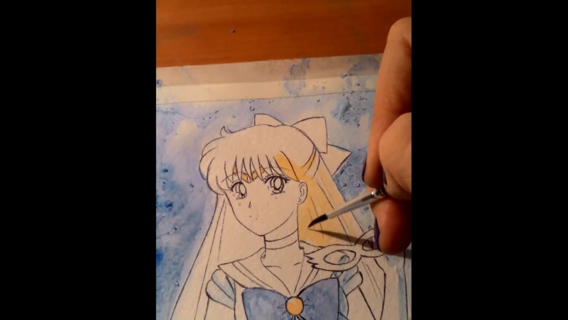 Sailor porn video – Sailor venus in watercolor