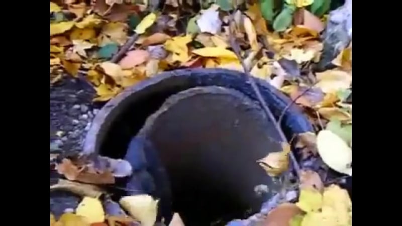 Что будет если бросить камень в заброшенный нефтяной вал