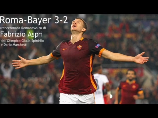 As roma bayer 04 leverkusen fussball 3 2, fabrizio aspri