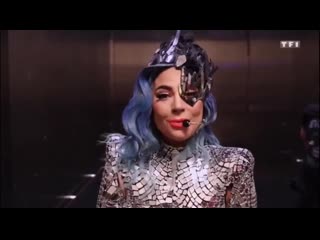 Lady gaga accepting her nrj award for shallow