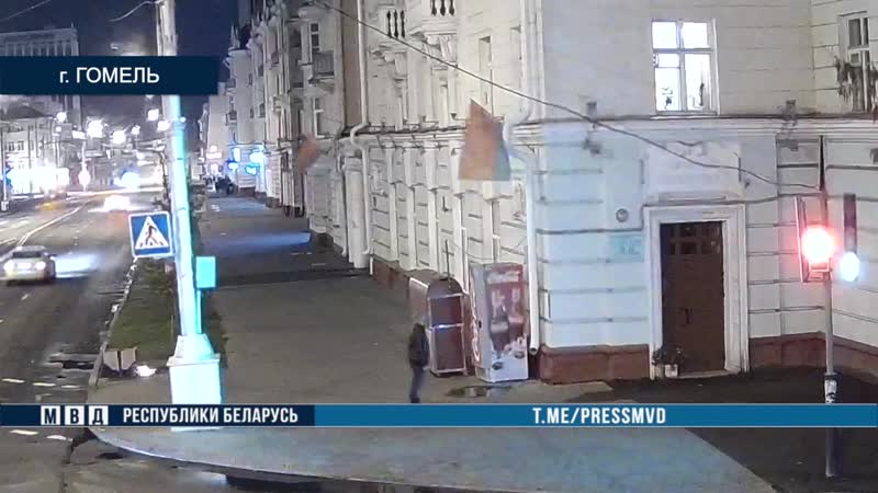 46 летний индивидуальный предприниматель из гомеля сорвал государственный флаг и выбросил его в мусорку