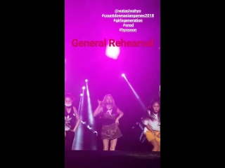 [fancam] hyoyeon wannabe rehearsal (170818 / countdown asian games)
