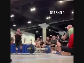 Martins Licis 125kg Saxon Bar Deadlift World Record