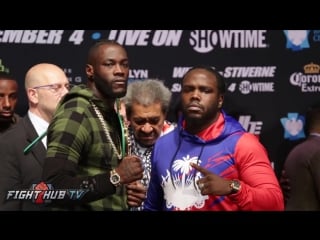 Deontay wilder vs bermane stiverne 2 full face off