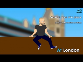 Best prepositions lesson! on in at