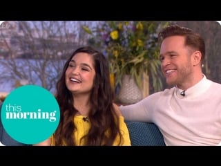 This morning olly murs had trouble coaching lauren bannon because she's such a good singer