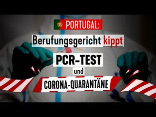 Portugal berufungsgericht kippt pcr test und corona quarantäne [dieanderennachrichten]