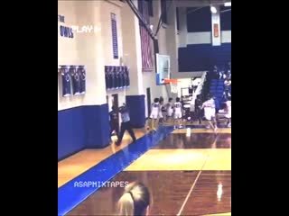 Hs player breaks backboard daps up referee | asapmixtapes