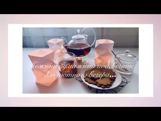 Diy cute candlestick 💕