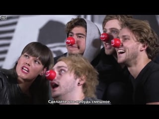 Jolien roets stelt jouw vraag aan 5 seconds of summer [russub]