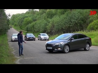 Сравнительный тест ford focus, mazda 3, nissan sentra и skoda octavia