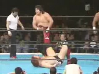 Scott hall punisher dice morgan (undertaker) vs shinya hashimoto masa saito [19th march 1990]