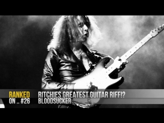 Ritchie blackmore greatest riffs top50 (deep purple era)