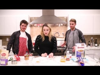 Baking holiday treats with gregg sulkin & cameron fuller | alexa losey