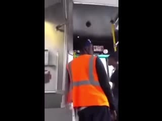 Iconic freakout bus driver uppercuts woman after she punched him