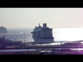 Отход круизных судов "regal princess" и "celebrity silhouette"