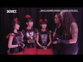 Babymetal interview, metal hammer, golden gods 2015
