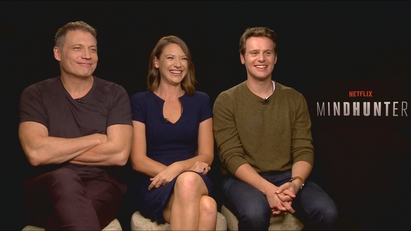 Anna torv ♡ jonathan groff and holt mccallany mindhunter netflix (collider interview)