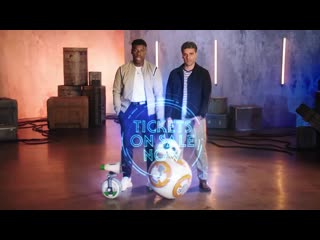 Oscar isaac and john boyega have a special message for you get your tickets now for #starwars theriseofskywalker