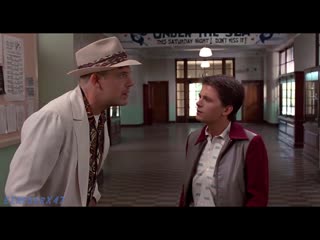 Robert downey jr and tom holland in back to the future this is heavy! [ deepfake ]