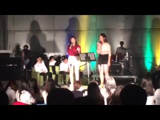 190407 @ #itzy lia pre debut videos on jeju international school ‘talent show’