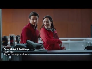 Visa olympics ¦ tessa virtue scott moir add a new pick up to their routine
